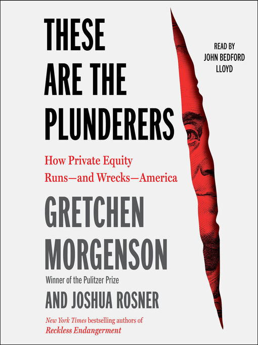 Title details for These are the Plunderers by Gretchen Morgenson - Wait list